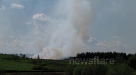 Major Gorse Fire In Omagh - Clip 6