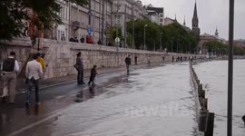 Budapest Danube River Flood 2013 June, 5th