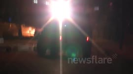 Police attacking to civilians - Bestekar Sokak - Ankara - Turkey