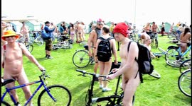 World Naked Bike Ride Brighton 2013