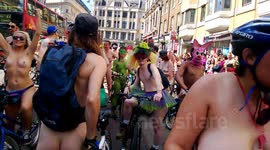 World Naked Bike Ride - London 2013