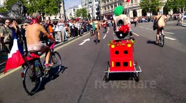 World Naked Bike Ride - London 2013