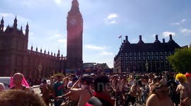World Naked Bike Ride - London 2013
