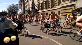 World Naked Bike Ride - London 2013