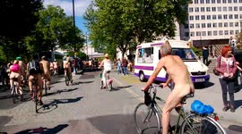 World Naked Bike Ride - London 2013
