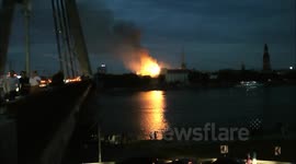 RIGA CASTLE ON FIRE! 130620