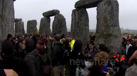 The 2013 Summer Solstice at Stonehenge in Wiltshire