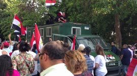 Egyptian Police Showing Solidarity with Protestors