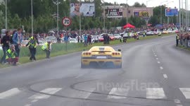 Gran Turismo Polonia Wypadek Crash