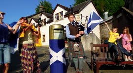 Dunblane celebrates Murray's Wimbledon victory