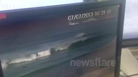 Surfer knocked out by a whale at Bondi Beach