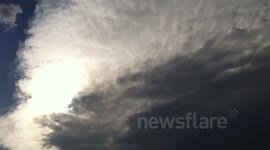 Downtown Las Vegas Fire View; Mt Charleston, Carpenter, Kyle, Lee Canyon Smoke And Ash