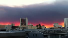 (HD) Mt Charleston, Las Vegas, Fire, Kyle, Carpenter, Lee, Canyon, Smoke, Ash