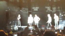 One Direction on the catwalk