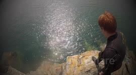 80 ft cliff jump !!!!!
