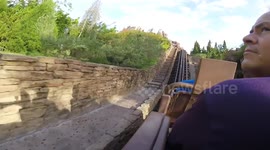 Ride POV 'Expedition Everest' at The Animal Kingdom, Disney World, Orlando