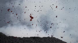 Volcano eruption