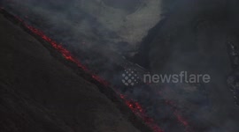 Mount Etna lava flow