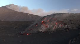 Etna lava flow