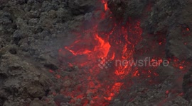 Lava flow detail