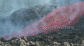 detail lava flow