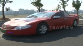 Primary school teacher builds sports car from scratch by himself