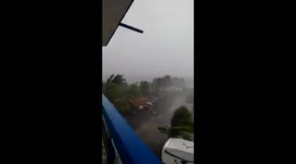 Huracan Patricia Categoria 5 Tocando Tierra En Melaque Jalisco