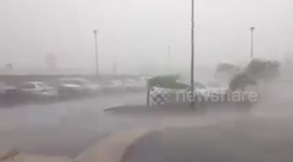 Huracan patricia categoria 5 tocando tierra en el puerto de manzanillo colima