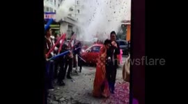 Bride suffers most embarrassing moment on wedding day