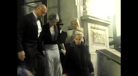 Dave Bautista leaving   hotel to attend  the world premiere of SPECTRE at the Royal Albert Hall
