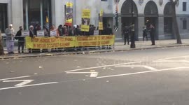 Protest in London against Indian occupation of Kashmir