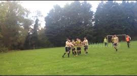 Mass brawl breaks out amateur football match