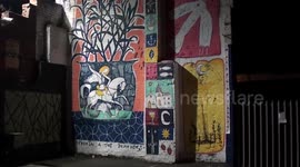 night time Graffiti,UK