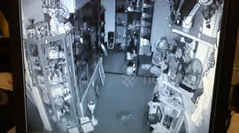 ORB RISING FROM FALLEN HEAD IN HAUNTED ANTIQUES CENTRE
