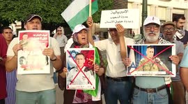 Moroccans protest against Israeli army chief's visit to Rabat