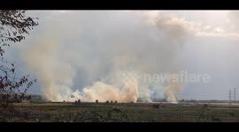 London’s burning - Two homes destroyed as massive wildfire rages