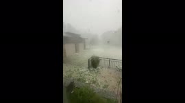 Tornado-producing storm batters southeastern Alberta in Canada