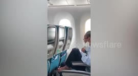 Elderly couple spark panic on plane after whipping out knife to peel fruits