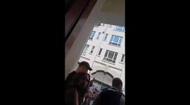 Violence erupts at Charing Cross Police Station