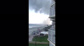 US: Possible Waterspout Spotted In Daytona Beach, Florida