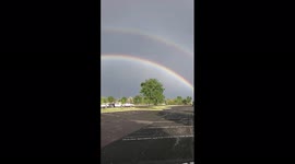 Double rainbow! Stunning sight greets residents of Thornton in Colorado