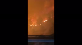Huge blaze burns northeastern Spain as country battles devastating wave of wildfires