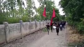 Anti-coup protesters hold strike on Burmese Martyrs' Day in Myanmar
