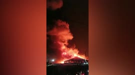 Fertiliser factory catches fire amid several explosions in Indonesia