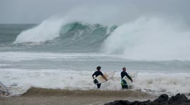 Wild weather impacts Gold Coast, Australia beaches