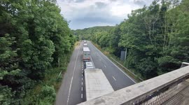 Huge queues on A2 at Dover at the start of the school summer holidays