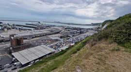 Huge queues continue at Dover after critical incident is declared due to delays at the port earlier this morning.