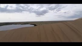 Desert and lake movie