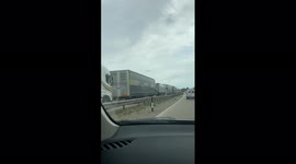 UK: Slow-Driving Fuel Protesters Block Motorways Across Country