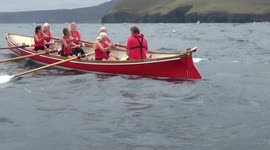 Gig Racing today at Boscastle, we managed to get a few races done but eventually the wind won lol  3